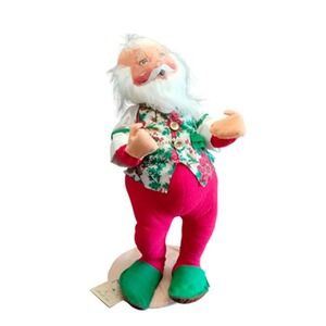 Vintage 1994 Annalee Mobilitee Dolls Santa Christmas Figure Made‎ in USA #5603